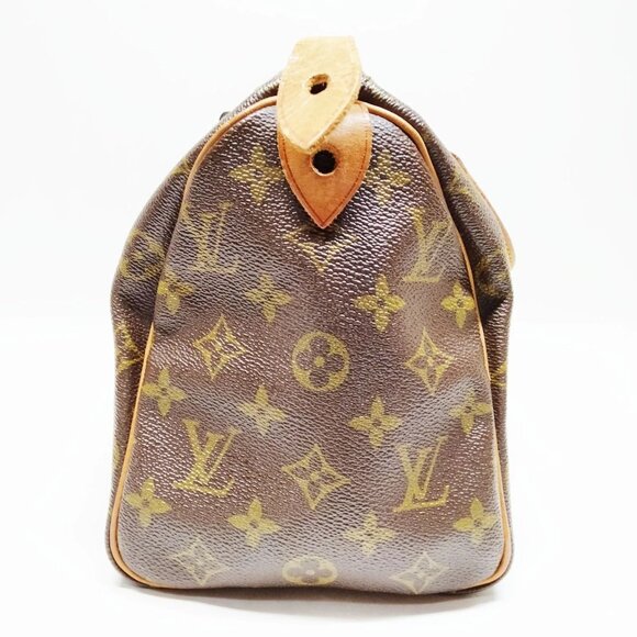Authentic Louis Vuitton Speedy 25 Brown Monogram Hand Bag mn650-111725 - Picture 3 of 16